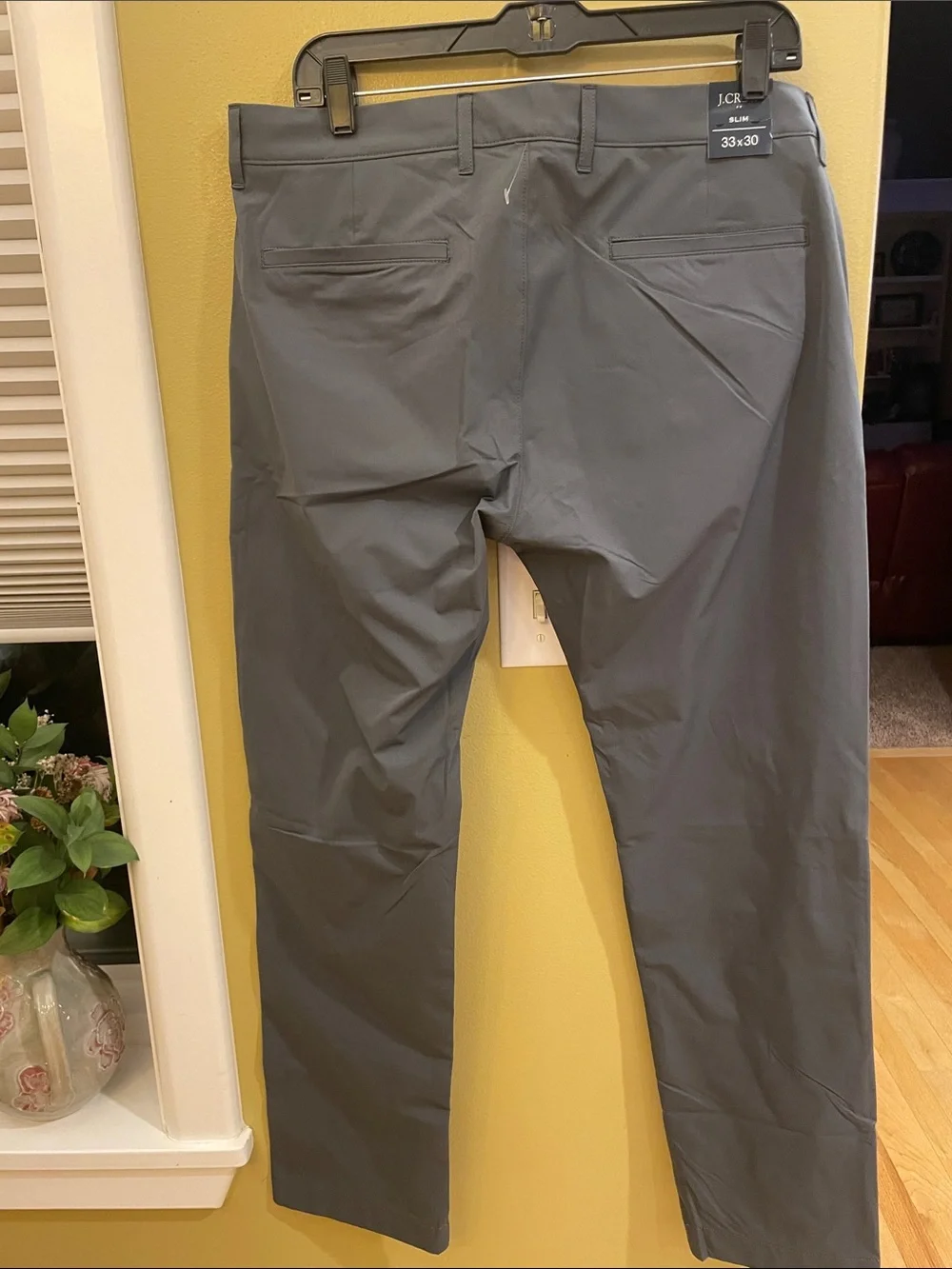 NWT J. Crew Men's Slate Gray Tech Pants